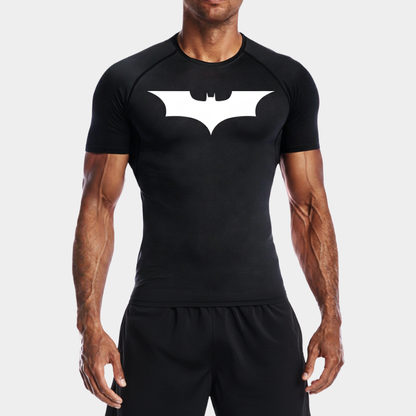 Dark Knight Batman Compression Short Sleeve