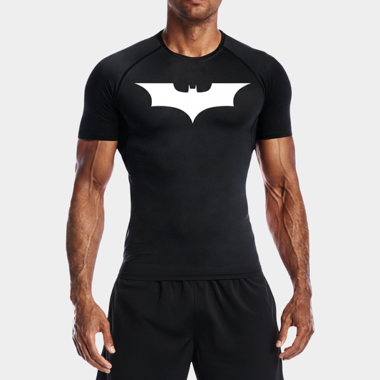 Dark Knight Batman Compression Short Sleeve