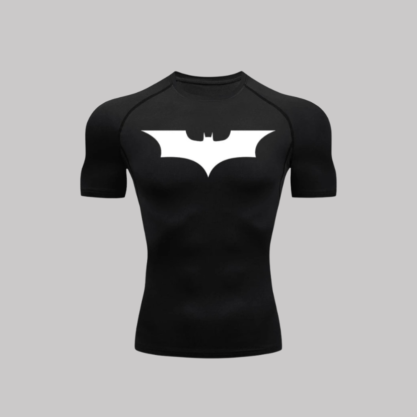 Dark Knight Batman Compression Short Sleeve