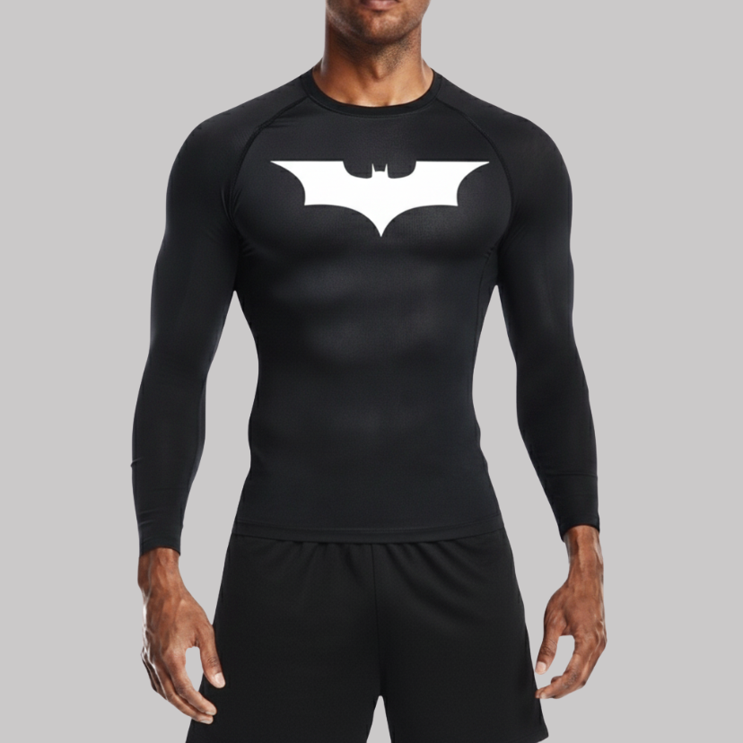Dark Knight Batman Compression Long Sleeve