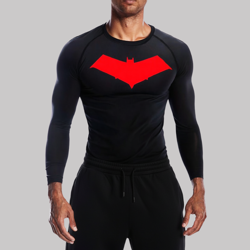 Red Hood Compression Long Sleeve