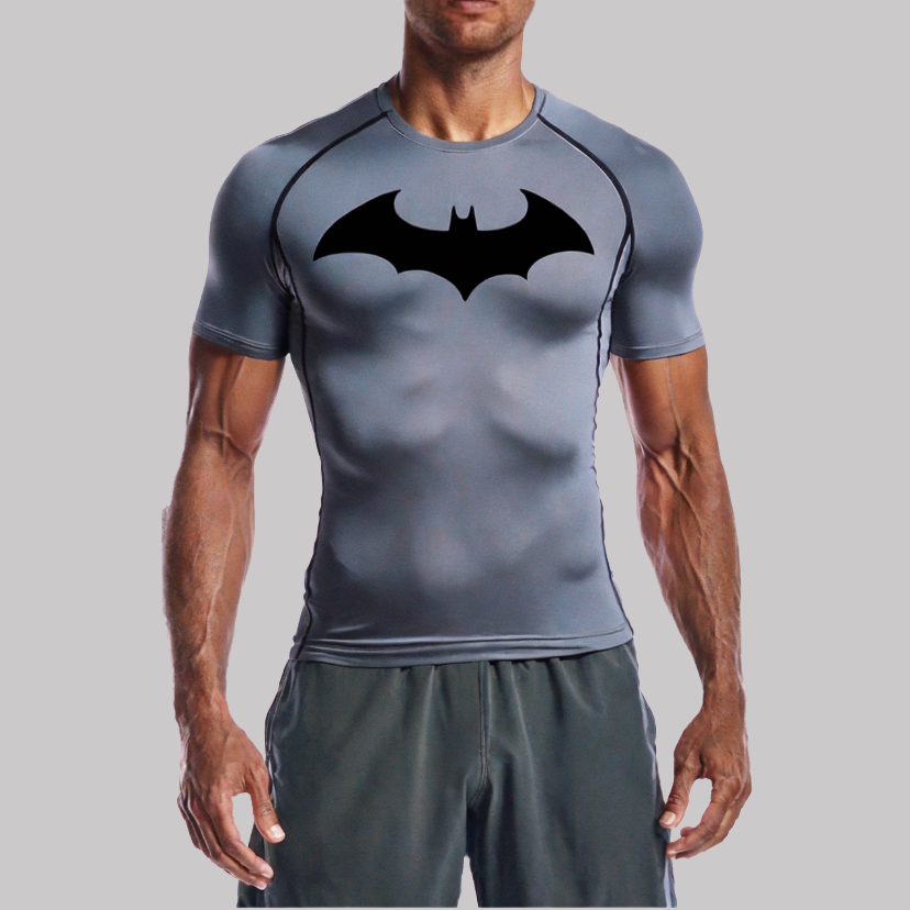 Arkham Batman Compression Short Sleeve