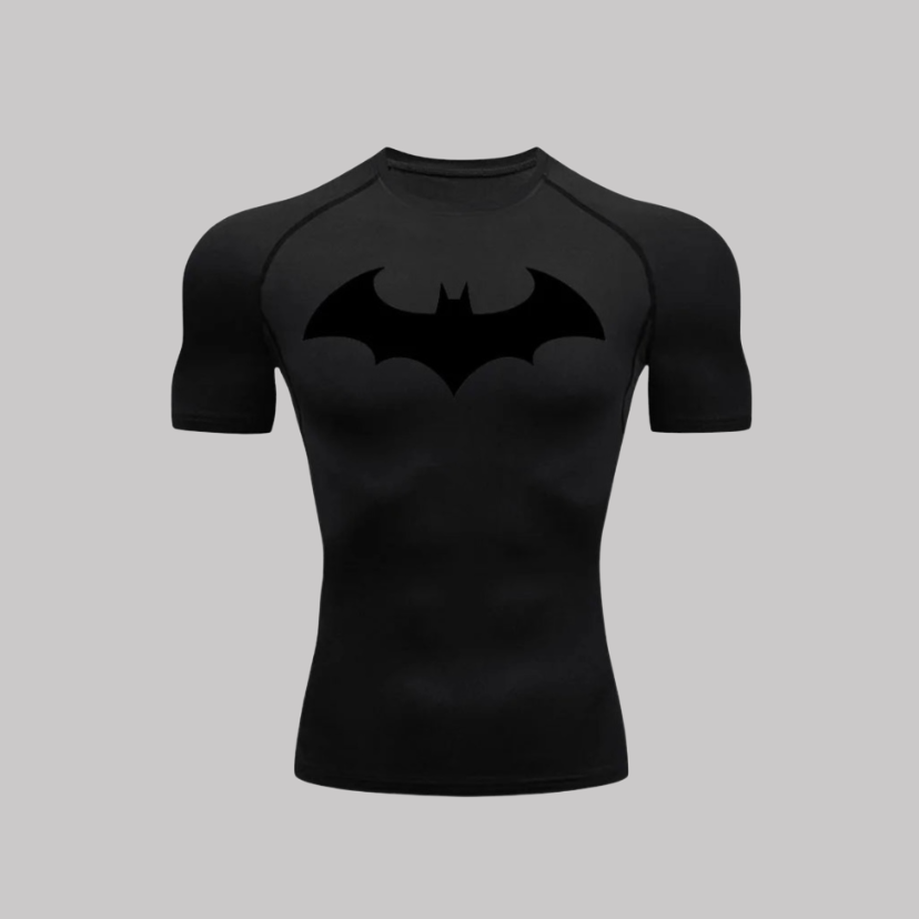 Arkham Batman Compression Short Sleeve